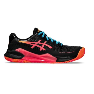 Chaussures Padel ASICS Homme GEL CHALLENGER 14 PADEL Noir Orange PE 2024