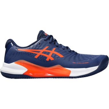 Chaussures ASICS Homme GEL-CHALLENGER 14 Terre Battue Bleu / Orange PE 2024
