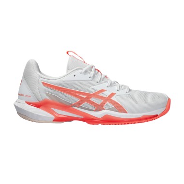Chaussures ASICS Femme SOLUTION SPEED FF 3 Toutes Surfaces Blanc / Corail  2024