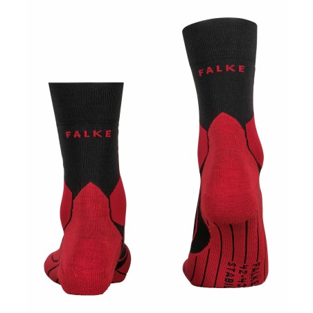 Chaussettes FALKE Homme Stabilizing Rouge / Noire AH 2021