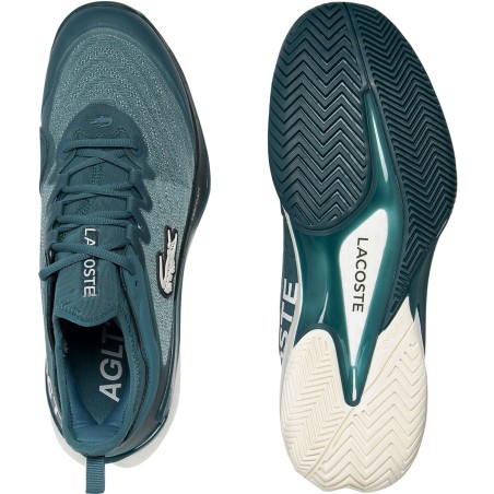 Chaussures LACOSTE Homme AG-LT 23 LITE Toutes Surfaces Vert / Blanc PE 2024