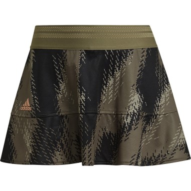 Jupe ADIDAS Femme avec Shorty T PR MATCH SKRT Kaki / Noir AH 2021