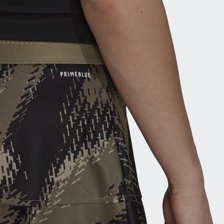 Jupe ADIDAS Femme avec Shorty T PR MATCH SKRT Kaki / Noir AH 2021