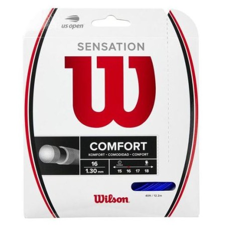 Cordage WILSON SENSATION Comfort 16 Bleu 1.30mm (12m)