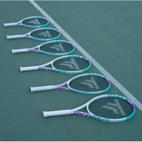 Raquette Junior TECNIFIBRE TEMPO IGA 23 Blanc / Bleu / Violet AH 2024