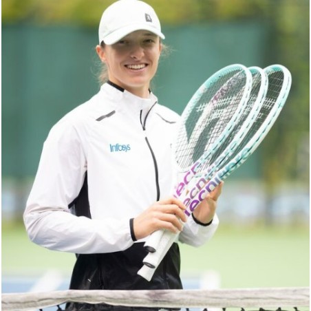 Raquette Junior TECNIFIBRE TEMPO IGA 23 Blanc / Bleu / Violet AH 2024