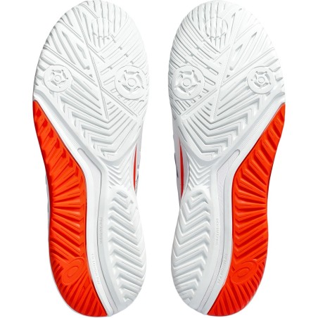 Chaussures ASICS Homme GEL-RESOLUTION 9 Toutes Surfaces Blanc / Orange PE 2024