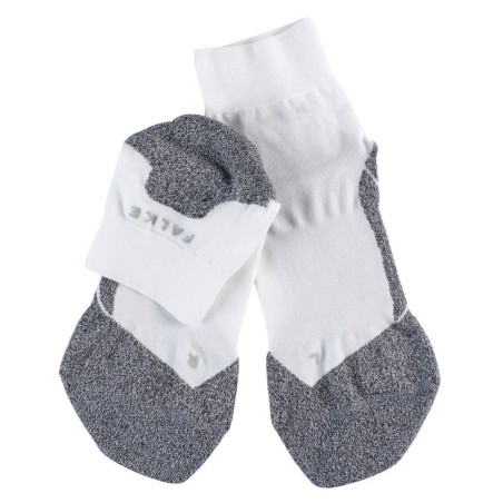 Chaussettes FALKE Homme RU4 Light Short Blanche / Grise PE 2019