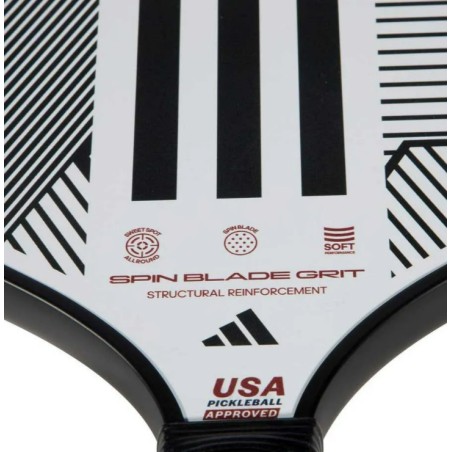 Raquette Pickleball ADIDAS MATCH LIGHT (220 g) Blanc / Noir AH 2024