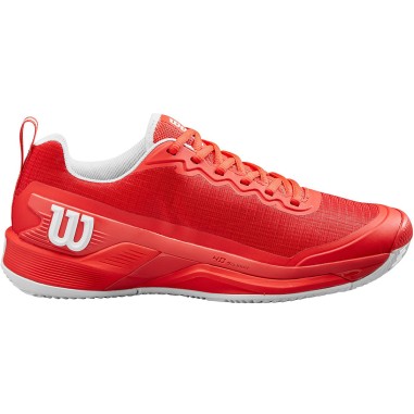 Chaussures WILSON Homme RUSH PRO 4.5 Terre Battue Rouge / Blanc AH 2024