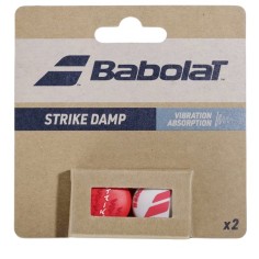 Antivibrateur BABOLAT STRIKE DAMP X2 Blanc / Rouge