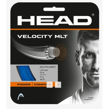 Cordage HEAD VELOCITY MLT Bleu 1.35mm (12m)