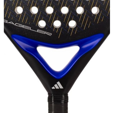 Raquette Padel ADIDAS BAGELER ATTK (370g) Noir / Bleu AH 2024