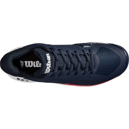 Chaussures WILSON Homme RUSH PRO ACE Terre Battue Noir / Blanc PE 2024