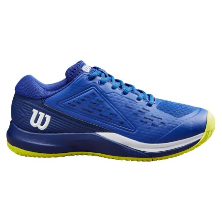 Chaussures WILSON Junior RUSH PRO ACE Toutes Surfaces Bleu / Jaune PE 2024