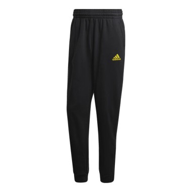 Pantalon ADIDAS Homme CLUBHOUSE Noir / Jaune AH 2022