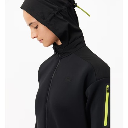 Veste à capuche zippée LACOSTE Femme SPORT Noir AH 2024