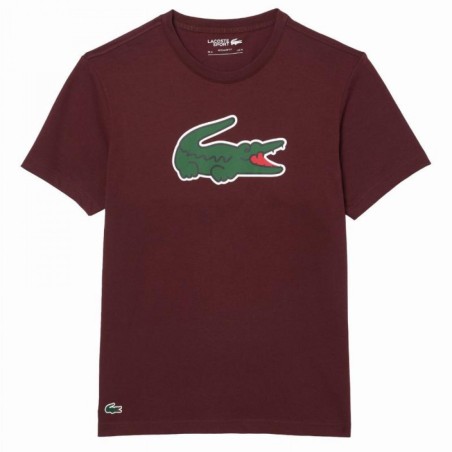 T-Shirt LACOSTE Homme ULTRA DRY Bordeaux AH 2024