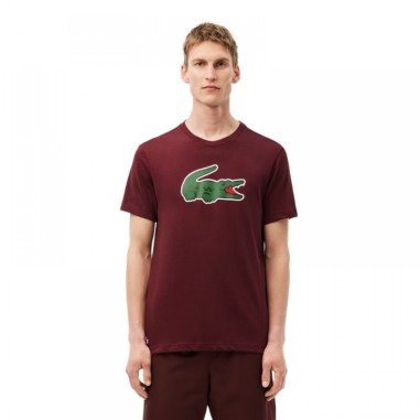 T-Shirt LACOSTE Homme ULTRA DRY Bordeaux AH 2024