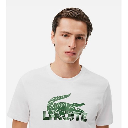 T-Shirt LACOSTE Homme ULTRA DRY Blanc AH 2024