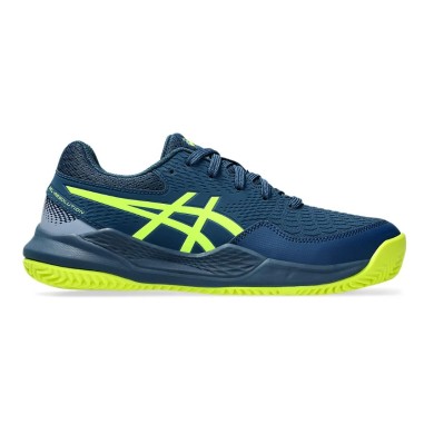 Chaussures ASICS Junior GEL-RESOLUTION 9 Toutes Surfaces Bleu / Vert AH 2024
