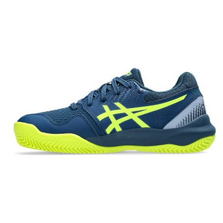 Chaussures ASICS Junior GEL-RESOLUTION 9 Toutes Surfaces Bleu / Vert AH 2024