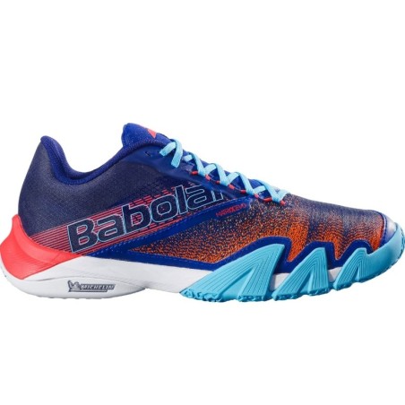 Chaussures Padel BABOLAT Homme JET PREMURA 2 Bleu / Rouge AH 2022