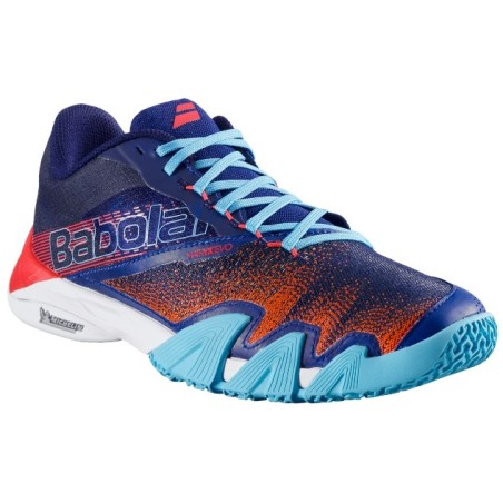 Chaussures Padel BABOLAT Homme JET PREMURA 2 Bleu / Rouge AH 2022