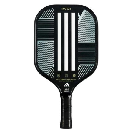 Raquette Pickleball MATCH 3 (229g) Gris / Noir AH 2024