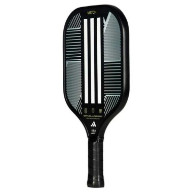 Raquette Pickleball MATCH 3 (229g) Gris / Noir...