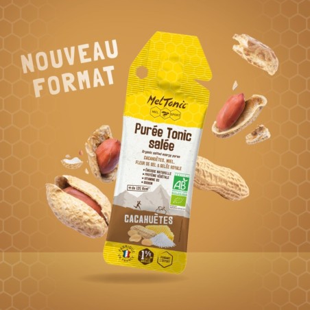 Purée MELTONIC TONIC SALEE Cacahuètes Miel Fleur de Sel & Gelée Royale 20g