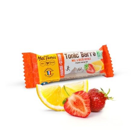 Barre TONIC BAR BIO MELTONIC Fraise / Citron Gelée Royal 2024