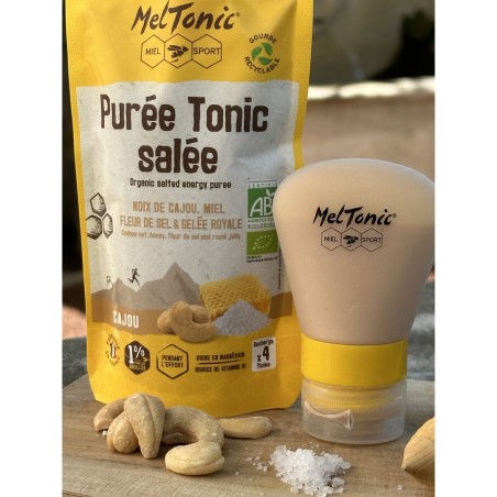 Purée TONIC SALEE MELTONIC Cajou / Miel / Fleur de Sel et Gelée 165 gr 2023