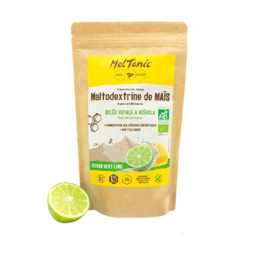 Boissons MALTODEXTRINE MAIS MELTONIC Citron Vert /G. Royale Acérola 400 gr 2023 