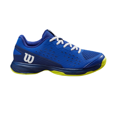 Chaussures WILSON Junior RUSH PRO Toutes Surfaces Bleu / Jaune / Noir PE 2024