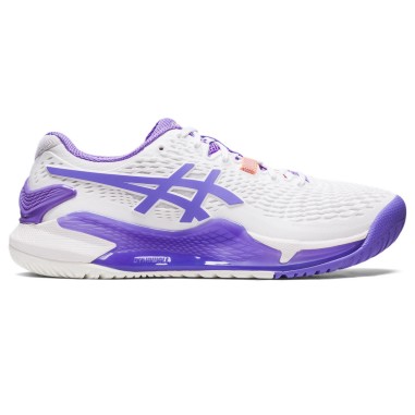 Chaussures ASICS Femme GEL-RESOLUTION 9 Toutes Surfaces Blanc / Violet PE 2023