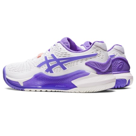 Chaussures ASICS Femme GEL-RESOLUTION 9 Toutes Surfaces Blanc / Violet PE 2023
