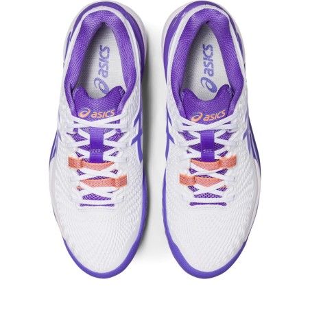 Chaussures ASICS Femme GEL-RESOLUTION 9 Toutes Surfaces Blanc / Violet PE 2023