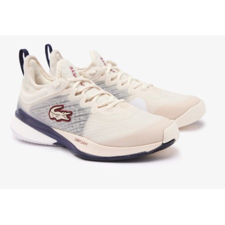 Chaussures LACOSTE Femme AG LT23 LITE Beige / Bordeaux AH 2023