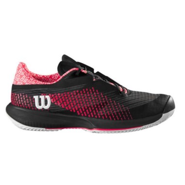 Chaussures WILSON Femme KAOS SWIFT 1.5 Terre Battue Noir / Rose PE 2023