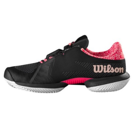 Chaussures WILSON Femme KAOS SWIFT 1.5 W Terre Battue Noir / Rose PE 2023