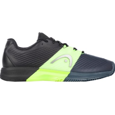 Chaussures HEAD Homme REVOLT PRO 4.0 Terre Battue Noir / Jaune PE 2022