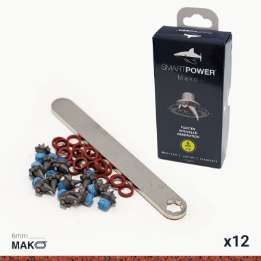 Pointes MAKO SMARTPOWER 6 MM  X 12 + CLE  2023