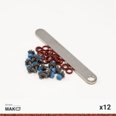 Pointes MAKO SMARTPOWER 6 MM  X 12 + CLE  2023 2