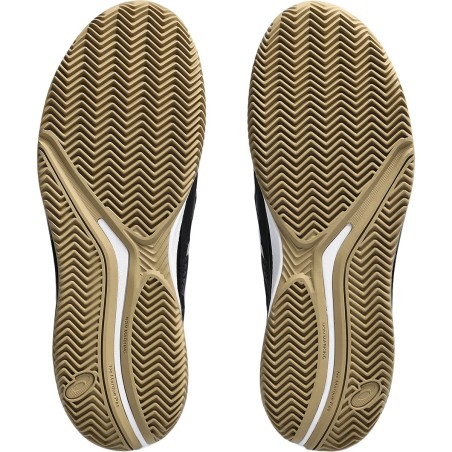 Chaussures ASICS Homme GEL-RESOLUTION 9 BOSS Terre Battue Noir / Camel 2023