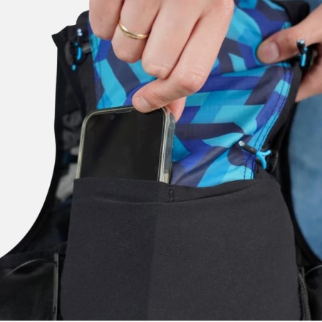 Sac à dos RAIDLIGHT RESPONSIV 6L (220g) + 2 flask 600 ml Noir / Bleu AH 2023