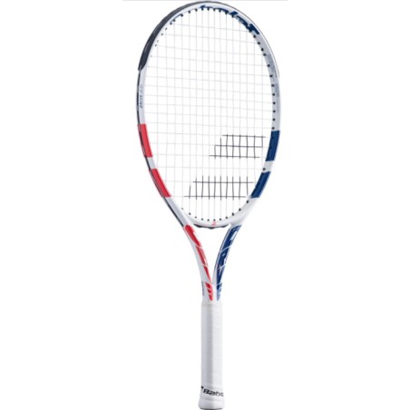 Raquette Junior BABOLAT PURE DRIVE JUNIOR 24 Blanc / Bleu / Rose (220g) 2021