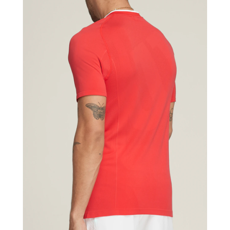 T-Shirt WILSON Homme 1/2 Zip PLAYERS SEAMLESS Infrared 2024