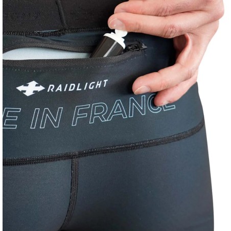 Collant Running RAIDLIGHT Homme 3/4 TIGHT FRANCE Noir AH 2022