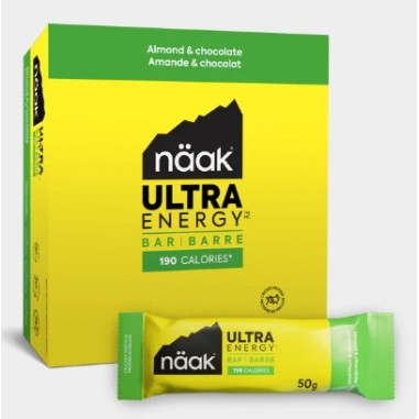 Barres ENERGETIQUE NAAK Energy Bar Amande et...